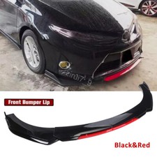 For Toyota Corolla Auris Front Bumper Lip Spoiler Splitter Boby Kit Blackred