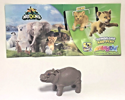 Kinder Natoons HIPPO CALF VQ174 NEW Animal Cubs/Babies Series