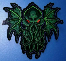 STICKER - Cthulhu - HORROR / Monster, H.P. Lovecraft, die cut - Art by Hag Cult