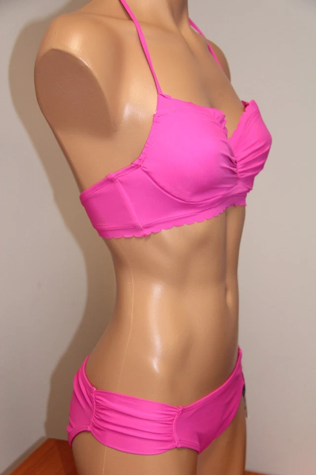 NWT Raisins Swimsuit Bikini 2pc set Sz S La Paz Cocoa Beach Pink  - Image 4 of 4