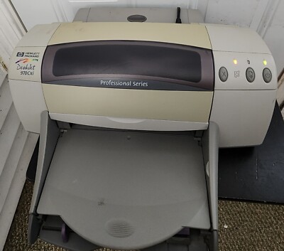 Vintage HP Deskjet 970CXI Professional Series Inkjet Printer. ( 1999) For Parts