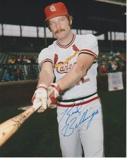 DICK BILLINGS HAND SIGNED AUTOGRAPH 8X10 PHOTO COA AUTO ST. LOUIS CARDINALS RICH