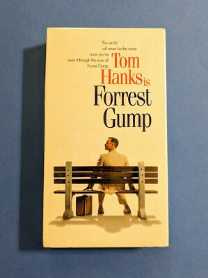 Forrest Gump (1994 VHS) Tom Hanks Gary Sinise Zemeckis Classic Drama - Sealed