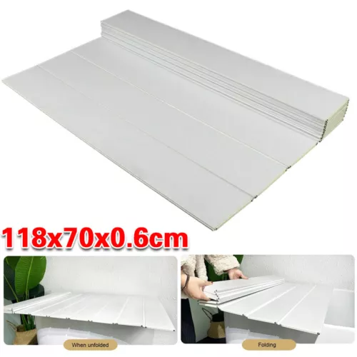 PVC Bathtub Board Bathtub Cover Folding Anti-dust Bathroom Household Relaxing - Picture 4 of 10