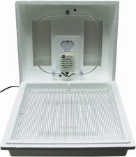 2100 Heated Still Air Incubator for 4 Dozen Eggs with Built in Hygrometer, Solid