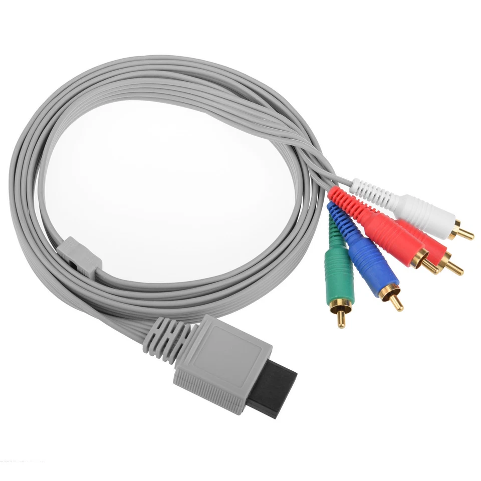 Component HD TV Video Cable AV 480p HDTV for Nintendo Wii & WiiU U Console - image 2 of 4