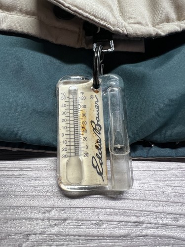 Vintage 90s Eddie Bauer Beige Green Heavy Goose Down Puffer Vest Men’s Size L - Picture 5 of 15