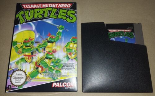 Teenage Mutant Hero Turtles (Tortues Ninja) FRA  sur NES - Photo 1/3