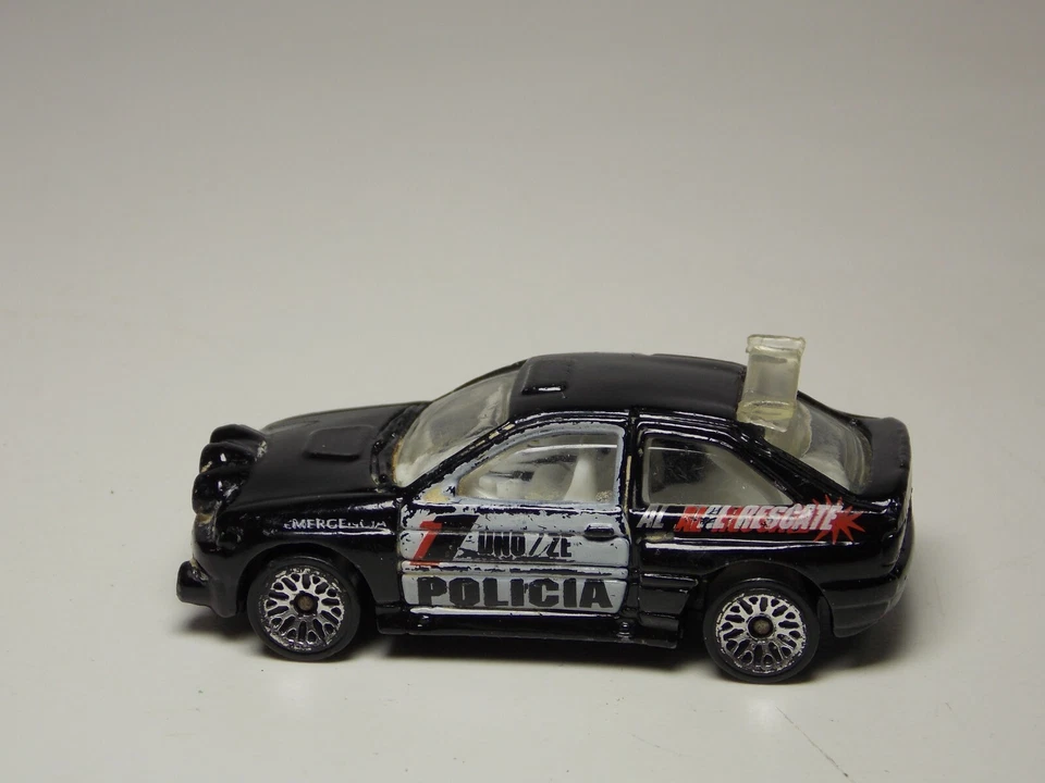 Vintage 1996 Hot Wheels Police Escort Rally Uno Ze Policia 1/64 Diecast Ford - Image 3 of 4