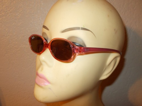 Ray Ban RJ 9187S 7080/3 Pink Frame Brown Lenses Sunglasses - Picture 3 of 12