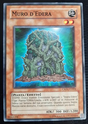 EFEUWAND auf Italienisch (Wall of Ivy) Exc CSOC-IT004 Gemeinde YUGIOH
