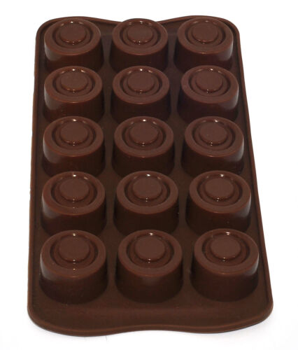 Silicone Chocolate Mould Tray Round Icing - Craft Cake Jelly Baking Caramel - Picture 1 of 3