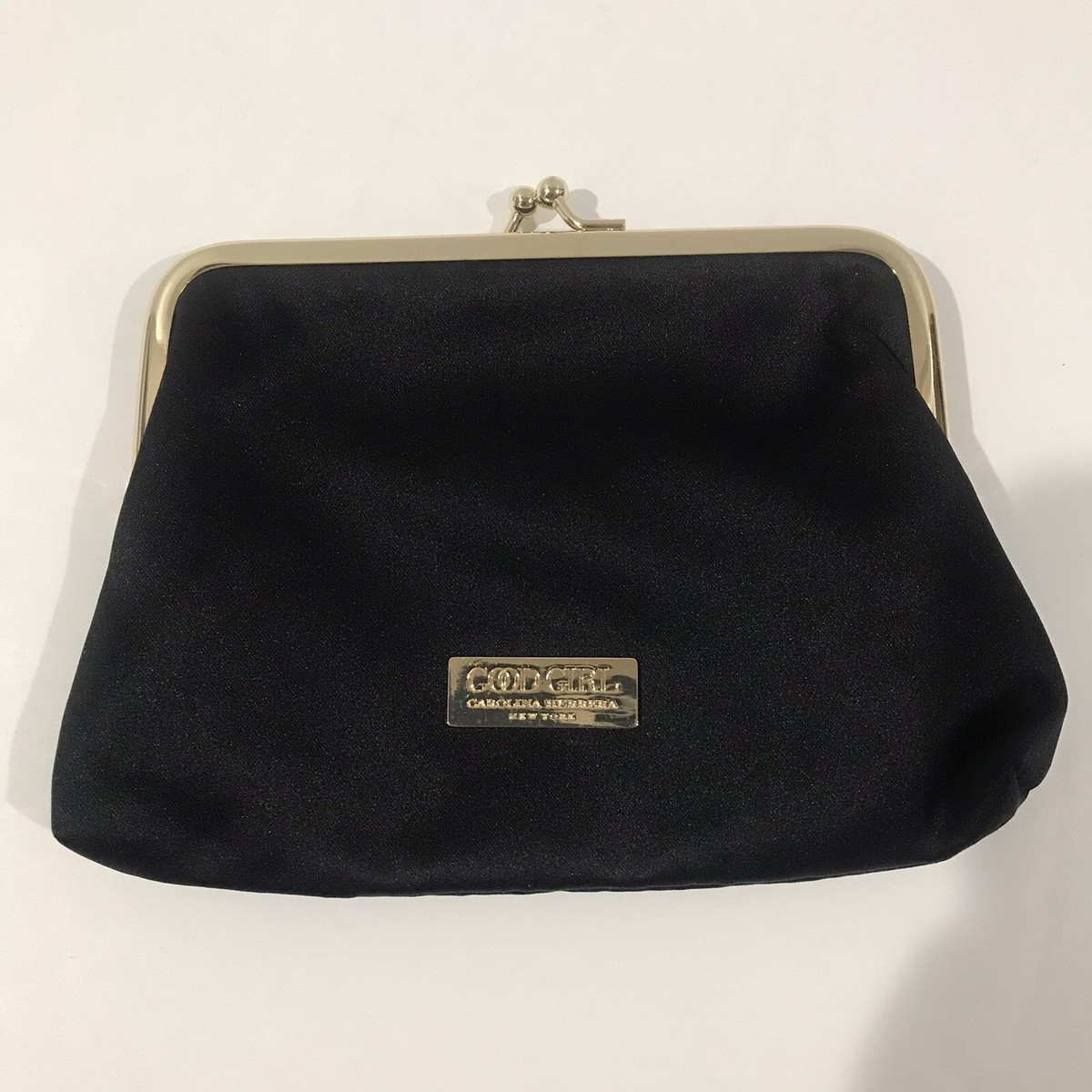 CAROLINA HERRERA Good Girl Black Small Bag Case Makeup Case Clutch
