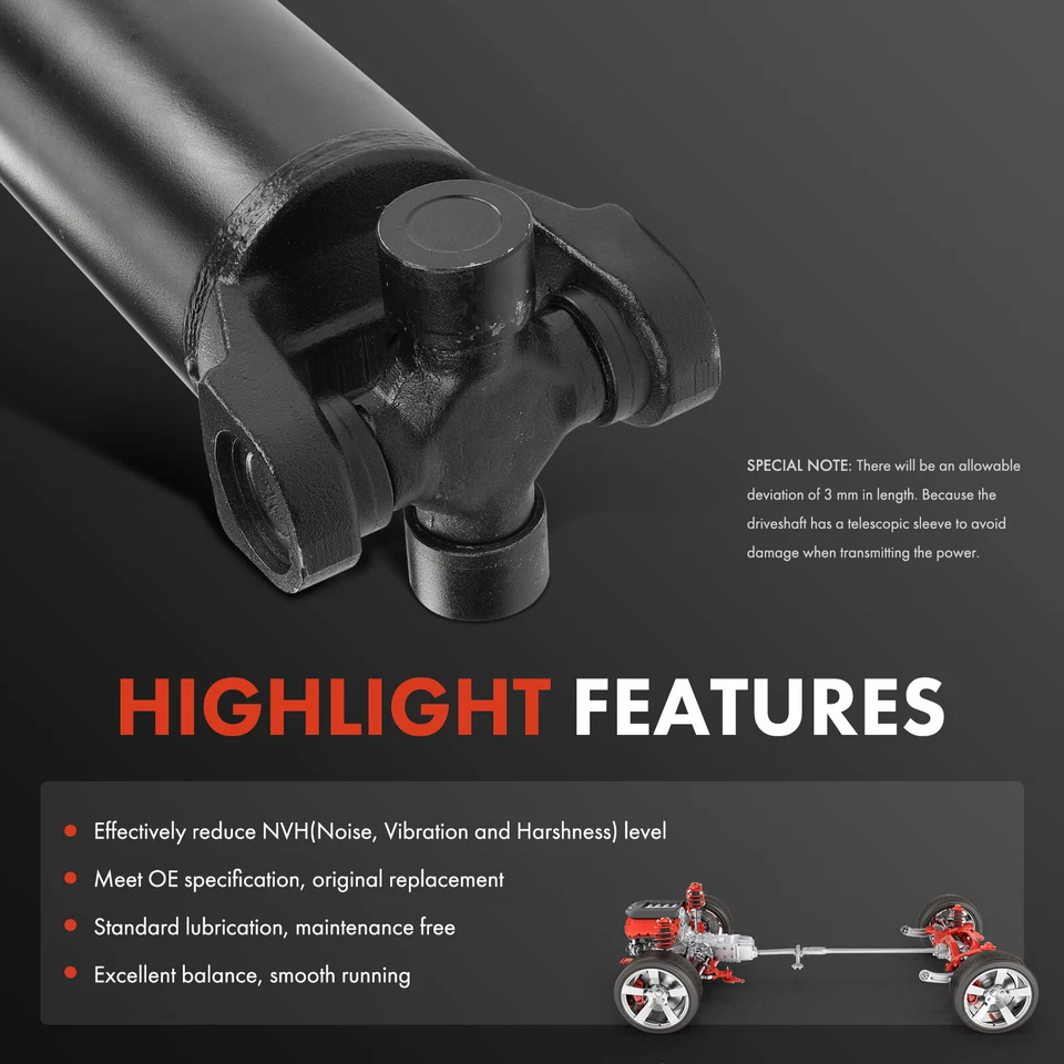 Conjunto de eje de transmisión para Chevy Silverado 3500 HD 11-17 GMC Sierra 3500 HD trasero Foto 4 de 4