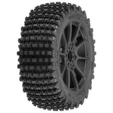 Proline 9074-21 1/8 Gladiator M2 Fr/Rr Buggy Tires Mounted 17mm Black Mach 10
