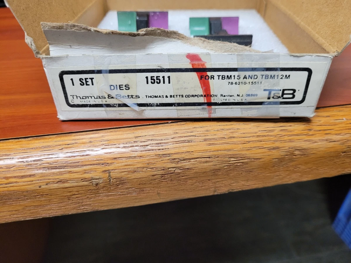 Thomas and 2024 betts crimper dies