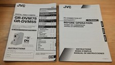 JVC Digital Video Camera Camcorder GR-DVM75 DVM55 Owners Instructions Manual