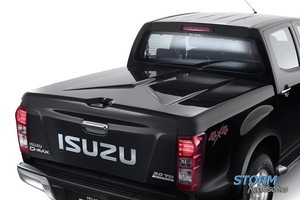Isuzu D Max 2012 Onwards 1 Pc Egr Hard Flat Lid Tonneau Cover In Cosmic Black Ebay