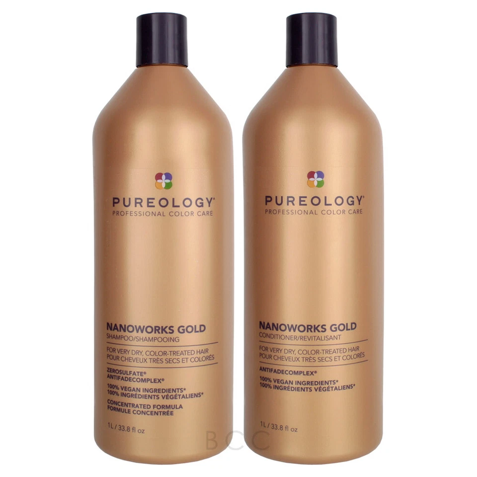 Pureology Proffessional Nanoworks Gold Shampoo And Conditioner-1000ml