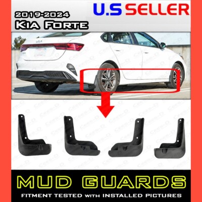 FortPeat fortpeat fort FORT カード20枚 MUD GUARDS for 19 20 21 22 23 24 Kia Forte / Mudguards Splash