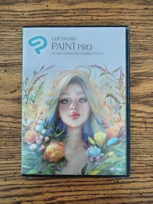 clip studio paint pro new never used cd disc professional artist software