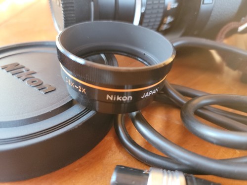 Nikon Nikkor 120mm f/4 IF Medical MF Lens w 0.8-2X LD-2 SC-22 AS15 Complete Set - Picture 2 of 24