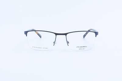 OGA Morel 10110O MT14 Brown Semi Rimless Optical Eyeglasses Frame 55-20-145
