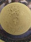 Vintage Picard Etched China Plate Peacock Design 24 Kt Gold Detail  — photo 2