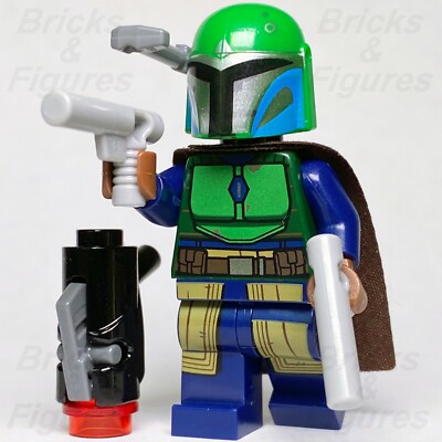 LEGO  Star Wars Mandalorian Tribe Warrior Minifigure Female Green 75267 sw1078