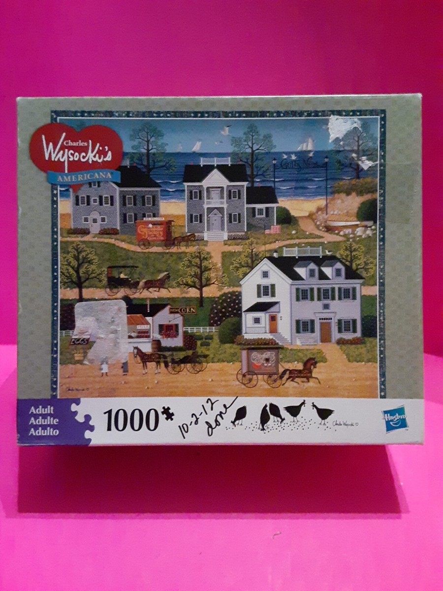 Charles Wysocki Gull's Nest 1000 Piece Milton Bradley Puzzle