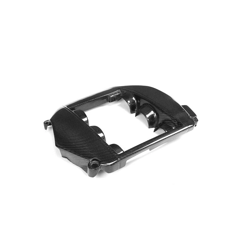 Protector de tapa de cubierta de motor delantero de fibra de carbono para Nissan GT-R R35 2009-2015  Foto 2 de 3