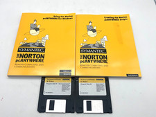 The Norton pcANYWHERE version 2.0 for Win 95  NT, 2 Books  2 Disks 1994