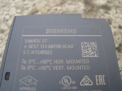 New Siemens 6es7131-6bf00-0ca0 Simatic S7 Digital In Cct | Meses sin