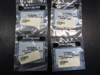 MERCURY QUICKSILVER COTTER-PIN (SET OF 4) 18-815026 2 MARINE BOAT 