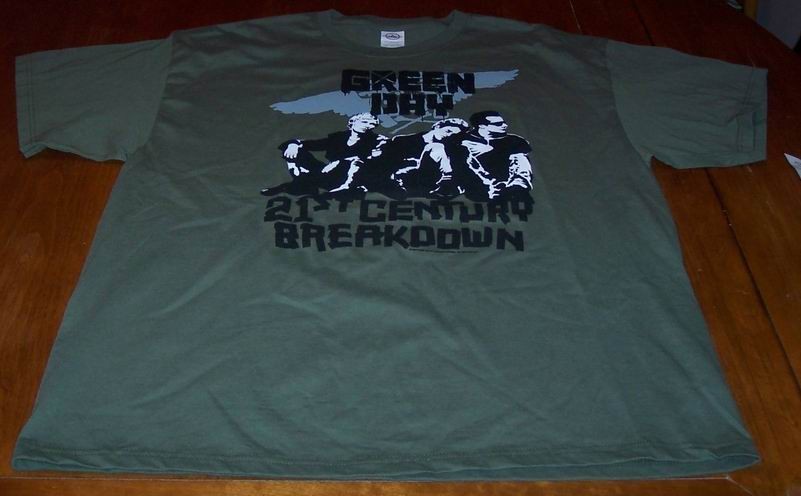 GREEN DAY 21ST CENTURY BREAKDOWN T-Shirt Punk Band MENS 2XL XXL
