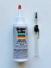 Super Lube Multi-Use Synthetic Oil 4 fl. oz. and a Precision Oiler