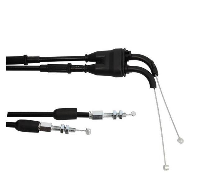 Câble de gaz KTM 690 Duke en acier tressé gaine téflon anti friction