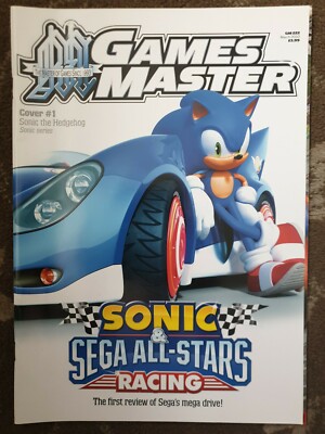 GAMESMASTER MAGAZINE ISSUE 222 MARCH 2010 GAMES MASTER COVER #1 SONIC 