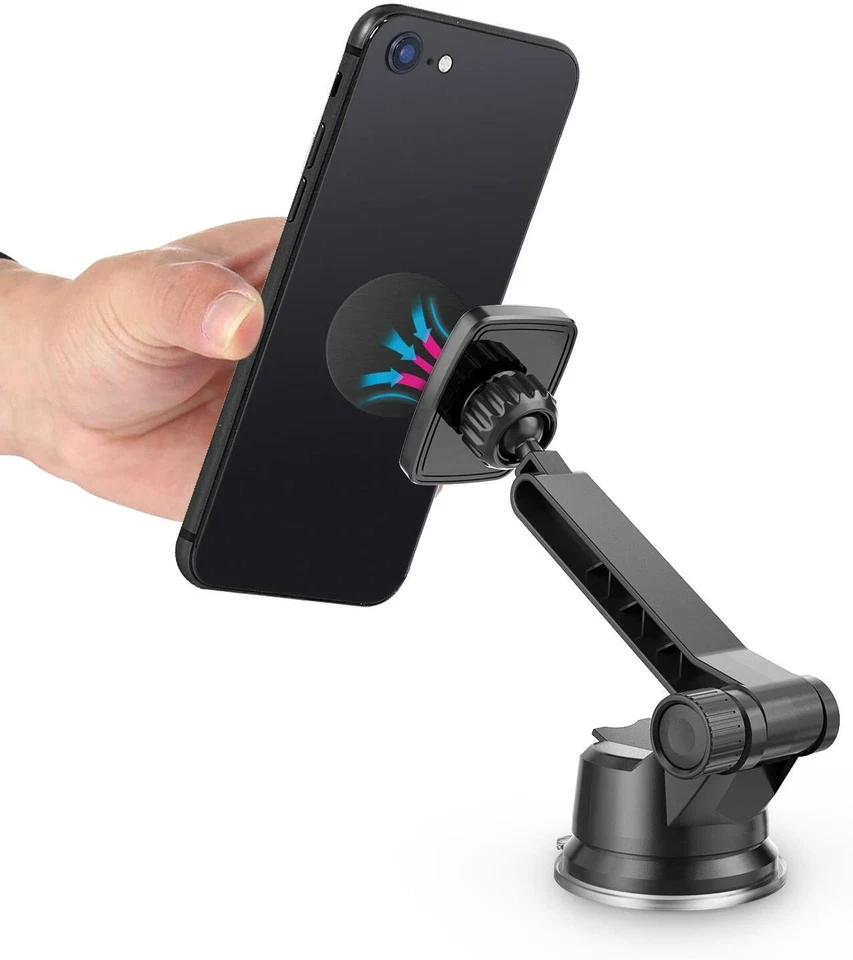 WixGear Dashboard Magnetic Car Windshield Mount Holder Phone and Tablet Long Arm - Image 3 of 4