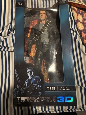 T-800 18'' 1/4 scale action figure 2017 NECA Terminator 2 3D Judgment Day