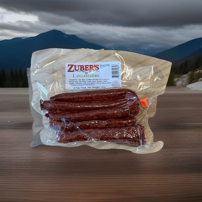 Fresh Made LANDJAEGERS Swiss Style By Zubers & Wilderness Smokehaus Order 12oz