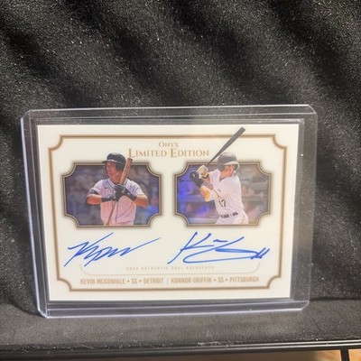 2026 Onyx Limited Edition Kevin McGonigle Konnor Griffin Dual On Card Auto 25/25