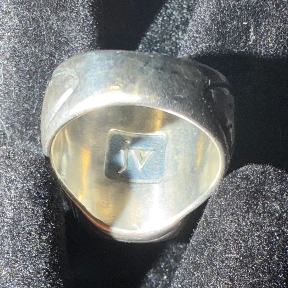 John Varvatos Collection Sterling Silver Dagger Ring Mens Size 11 - Image 4 of 4