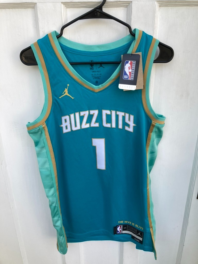 NWT: Nike Charlotte Hornets Lamelo Ball Jersey Buzz City