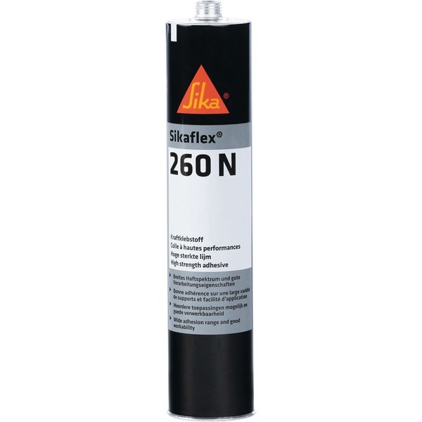 Konstruktionskleber Sikaflex®-260 N Schwarz 300 Ml Kartusche Sika Baukleber-image
