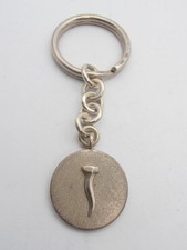 Nail: 925 Silver Keychain with Nail