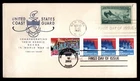 Mayfairstamps US FDC 1945 New York Coast Guard mixed franking nakano perfin Firs