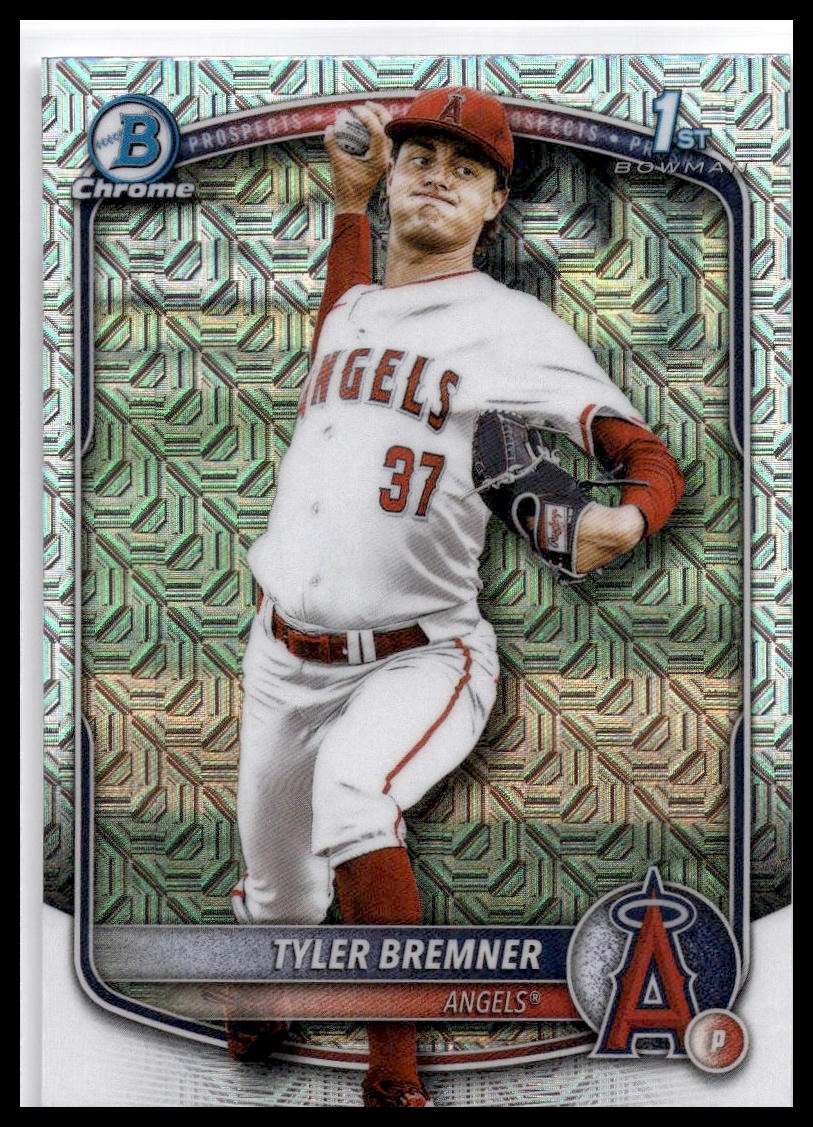 2025 Bowman Draft #BDC-37 Tyler Bremner Chrome Mojo Refractor