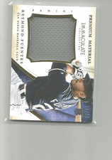 2014 IMMACULATE COLLECTION PREMIUM MATERIAL #35 REYMOND FUENTES  16/99