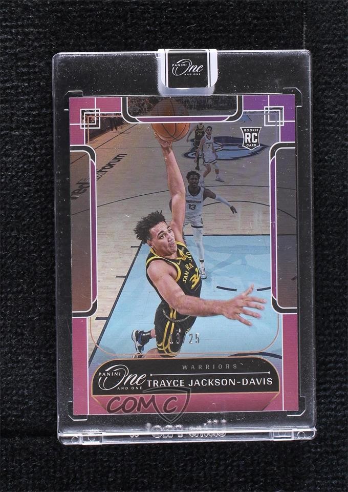 2023 Panini One and One Rookies Purple 13/25 Trayce Jackson-Davis Rookie RC 11pj